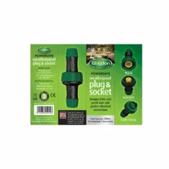 Blagdon Weatherproof Plug And Socket Connector -Garden Irrigation Tools 1040198 2
