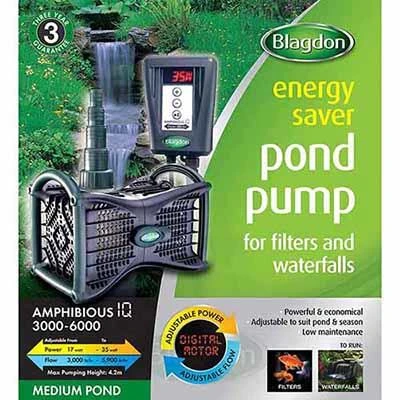 Blagdon Amphibious IQ Pond Pump 3000-6000 - 1056113 2 Blagdon Amphibious IQ Pond Pump 3000-6000 - 1056113 - Image 2