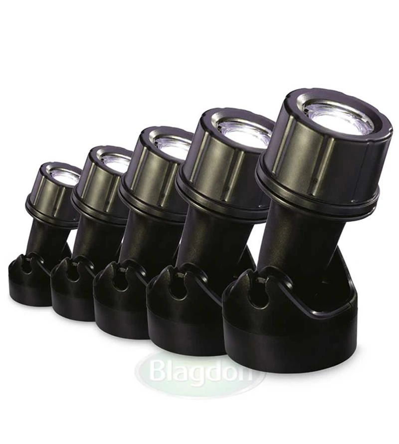 Blagdon LED Pond & Garden LIghts 5 X 1w - 1057011 1 Blagdon LED Pond & Garden LIghts 5 X 1w - 1057011