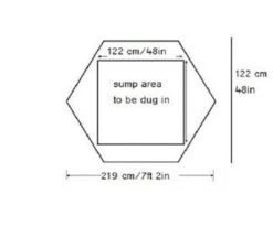 Norlog 600 Gallon Raised Koi Pond -Garden Irrigation Tools 600 gallon sump