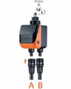 Claber 8410 Aquadue Duplo Water Timer -Garden Irrigation Tools 8410 duplo