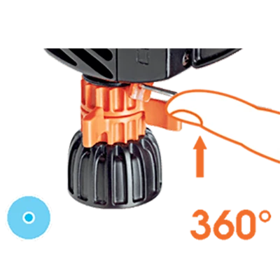 Claber Impact Tripod Sprinkler - 8709 3 Claber Impact Tripod Sprinkler - 8709 - Image 3