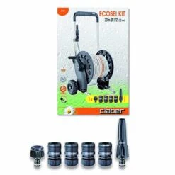 Claber Ecosei Hose Reel 20m Kit - 8981 -Garden Irrigation Tools claber 8981 hose reel cart kit