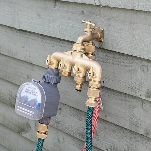 Darlac 4 Outlet Brass Tap Manifold 2 Darlac 4 Outlet Brass Tap Manifold - Image 2