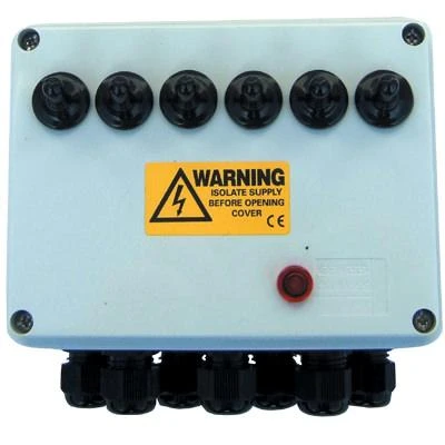 6 Way Weatherproof Electric Junction Box 1 6 Way Weatherproof Electric Junction Box