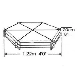 Norlog Medium Herb Wheel Planter -Garden Irrigation Tools medium herb wheel planter