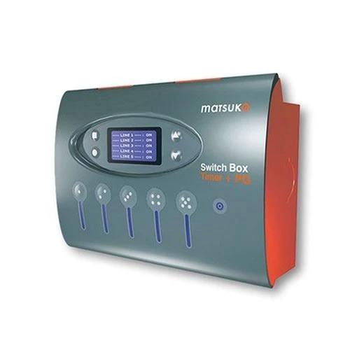 Matsuko 5-Way Switch Box With Timer & Pump Guard 1 Matsuko 5-Way Switch Box With Timer & Pump Guard