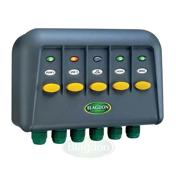 Outdoor Switchbox 5-Way Blagdon Powersafe 1 Outdoor Switchbox 5-Way Blagdon Powersafe