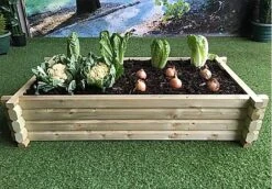 Norlog Raised Rectangular Bed 48 X 65