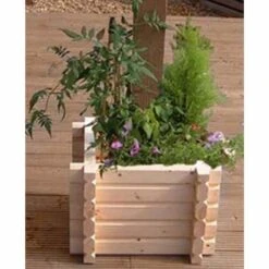 Norlog Square Planter 18" X 18"